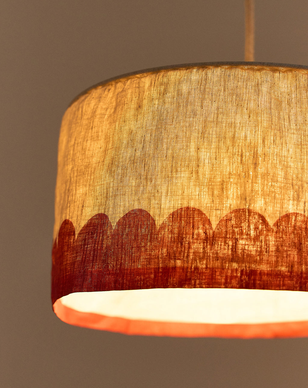 Linen Pendant lampshade diam. 40cm Vibes