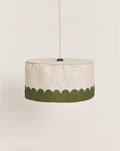 Abat-jour pour suspension en lin français diam. 40 cm - Vibes
