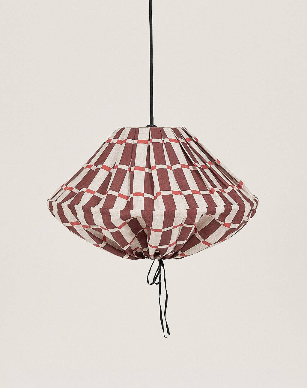 Linen pendant lampshade diam. 50cm Yumi