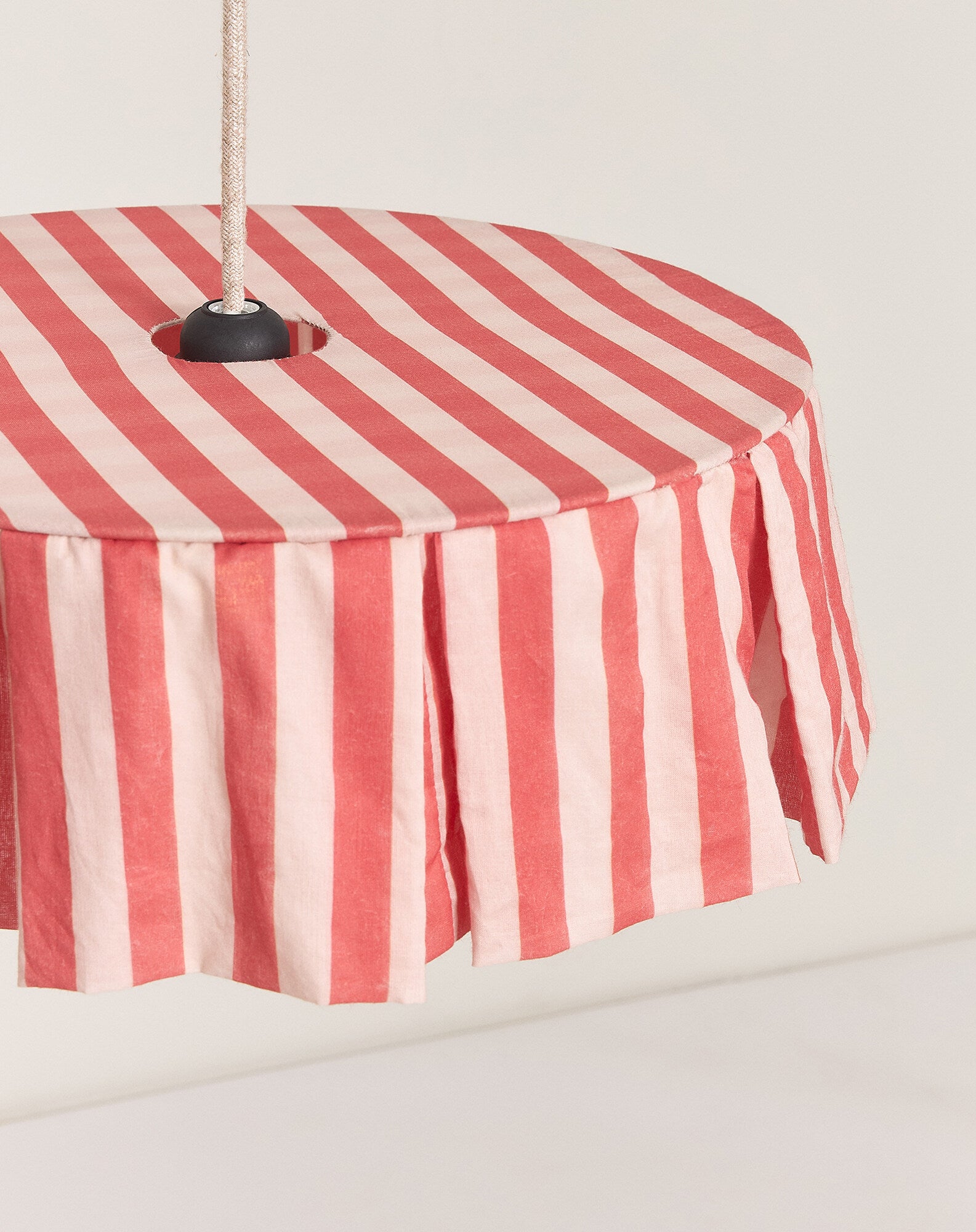 Abat-jour pour suspension en voile de coton diam. 40 cm - Vibes