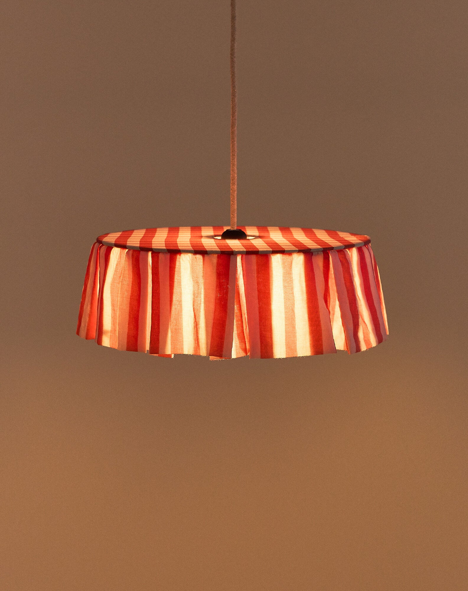 Abat-jour pour suspension en voile de coton diam. 40 cm - Vibes