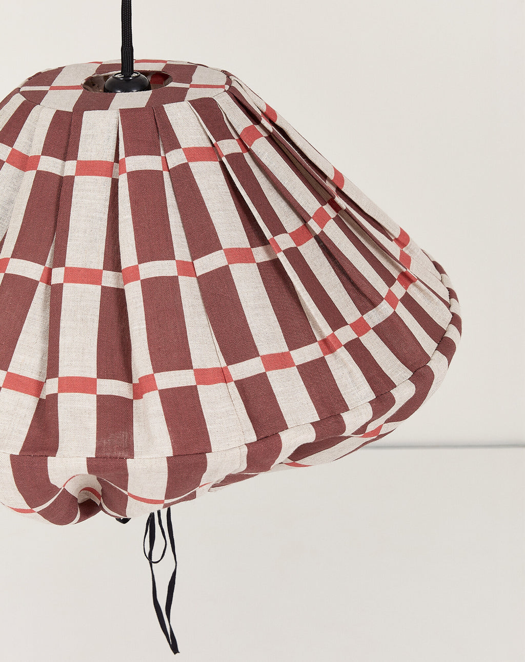 Linen pendant lampshade diam. 50cm Yumi