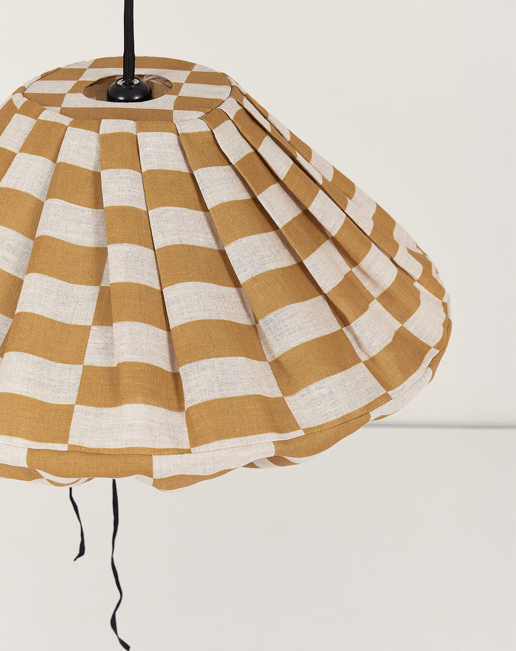 Linen pendant lampshade diam. 50cm Yumi