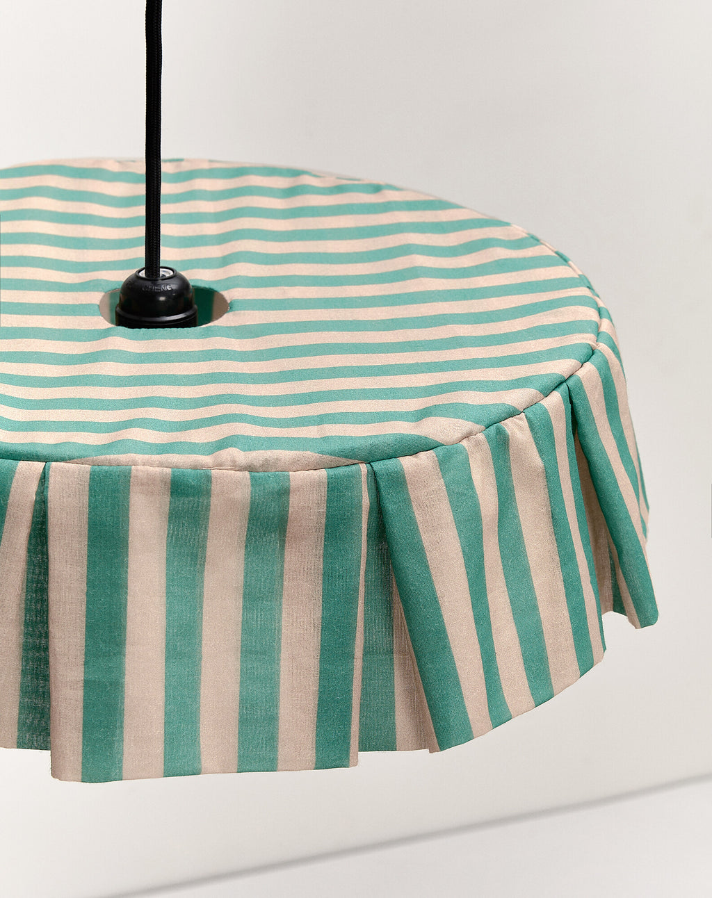 Abat-jour pour suspension en voile de coton diam. 40 cm - Vibes