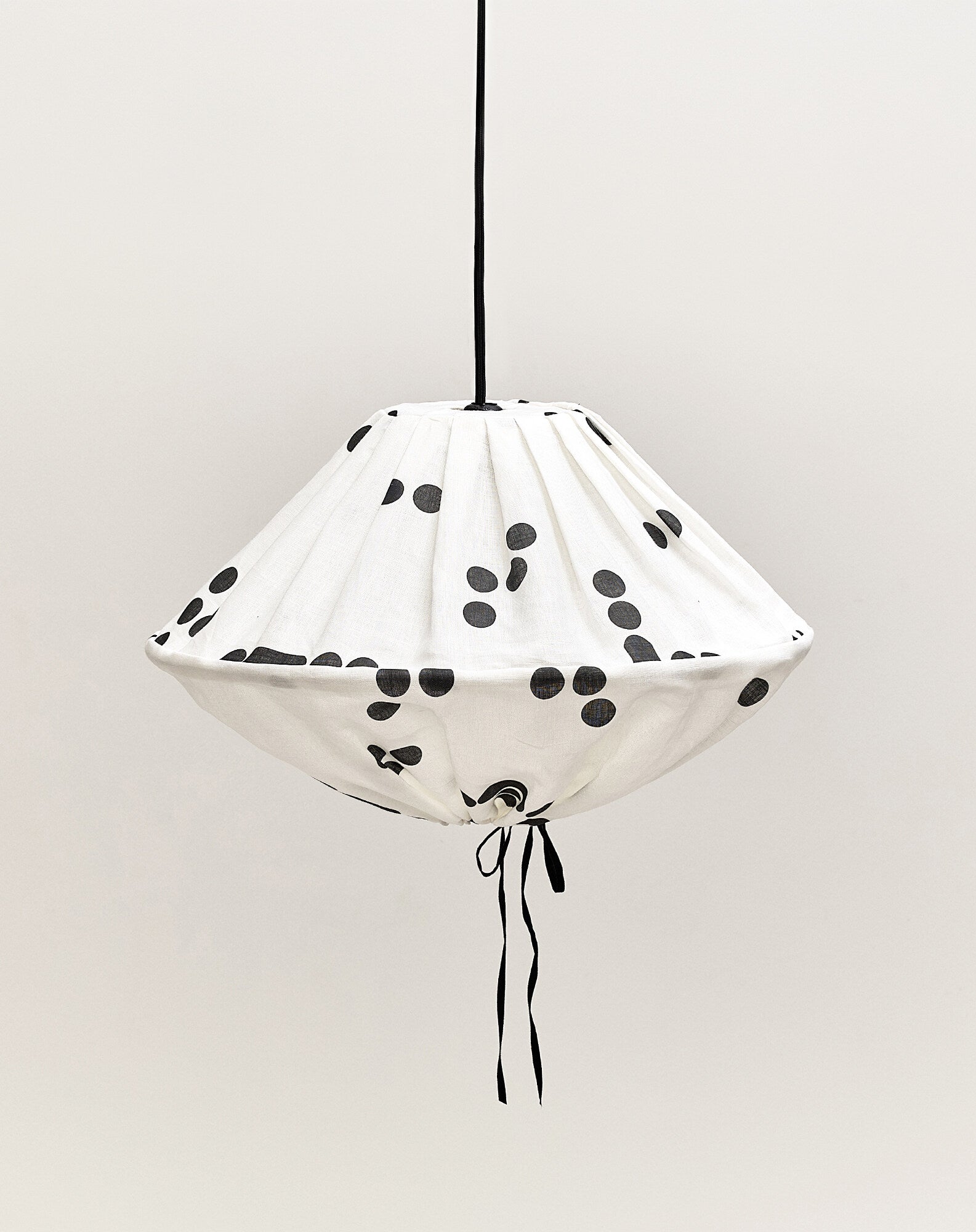 Linen pendant lampshade diam. 50cm Yumi