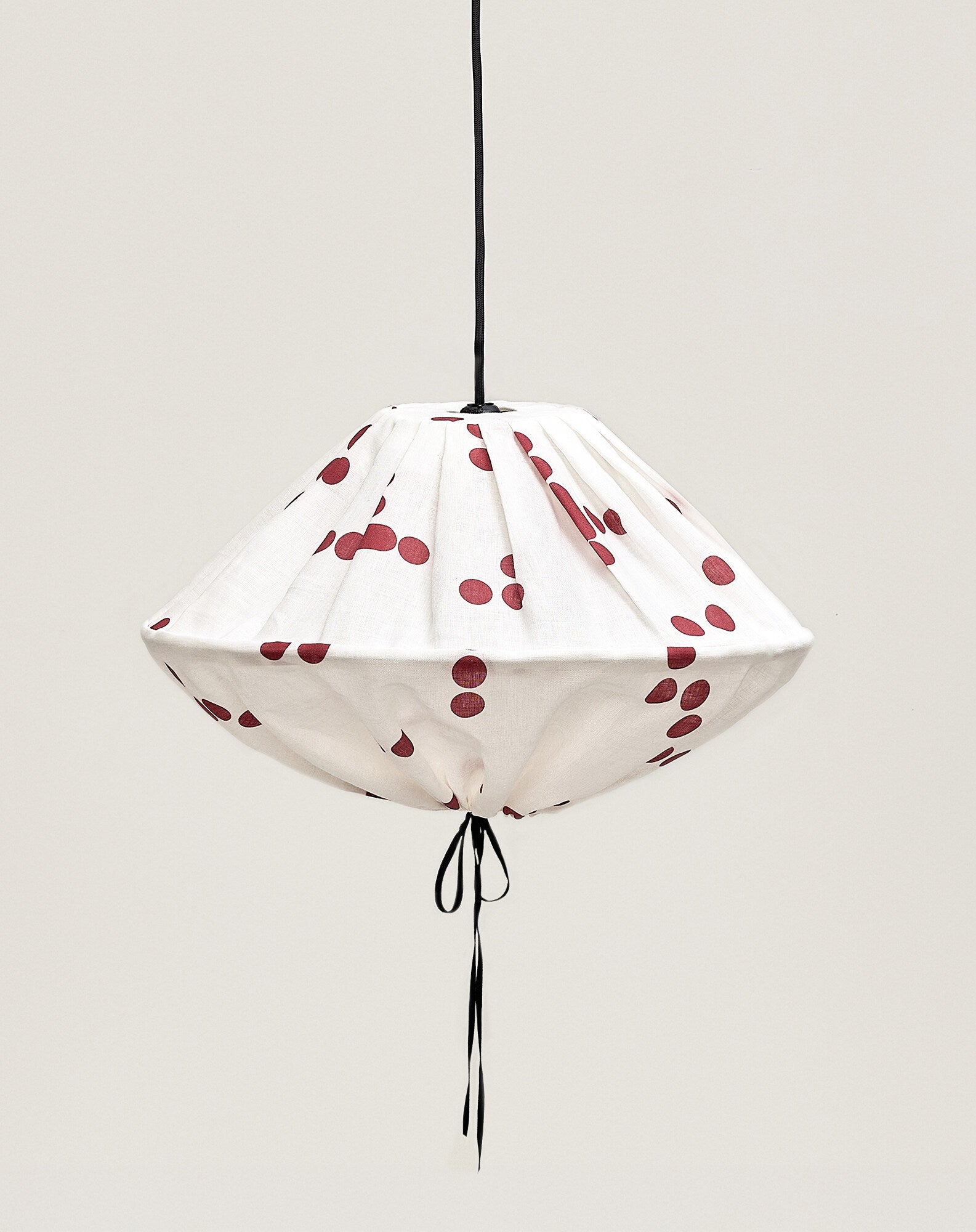 Linen pendant lampshade diam. 50cm Yumi