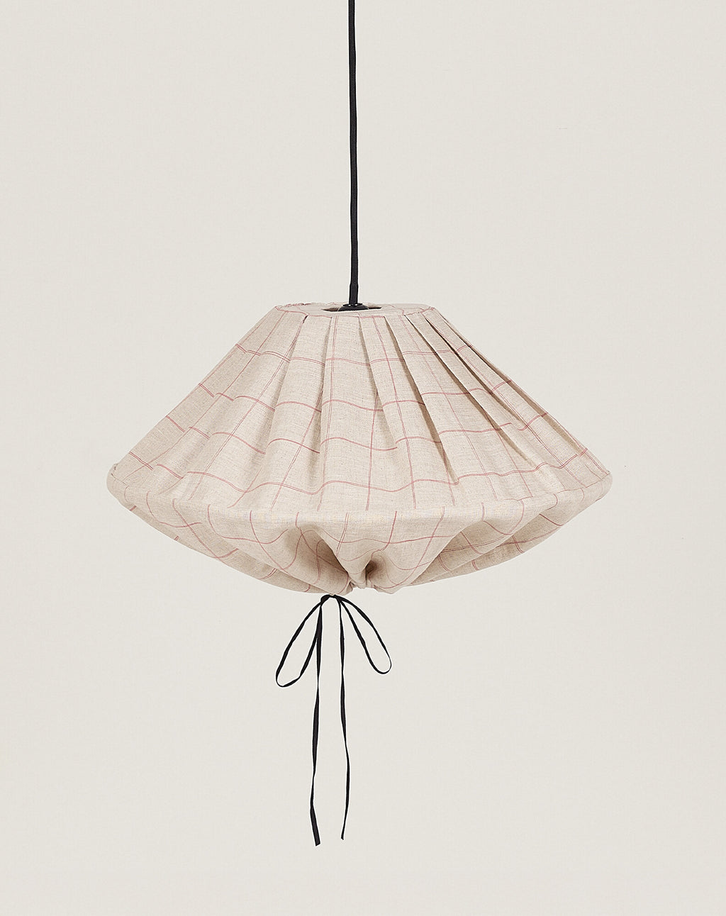 Linen pendant lampshade diam. 50cm Yumi