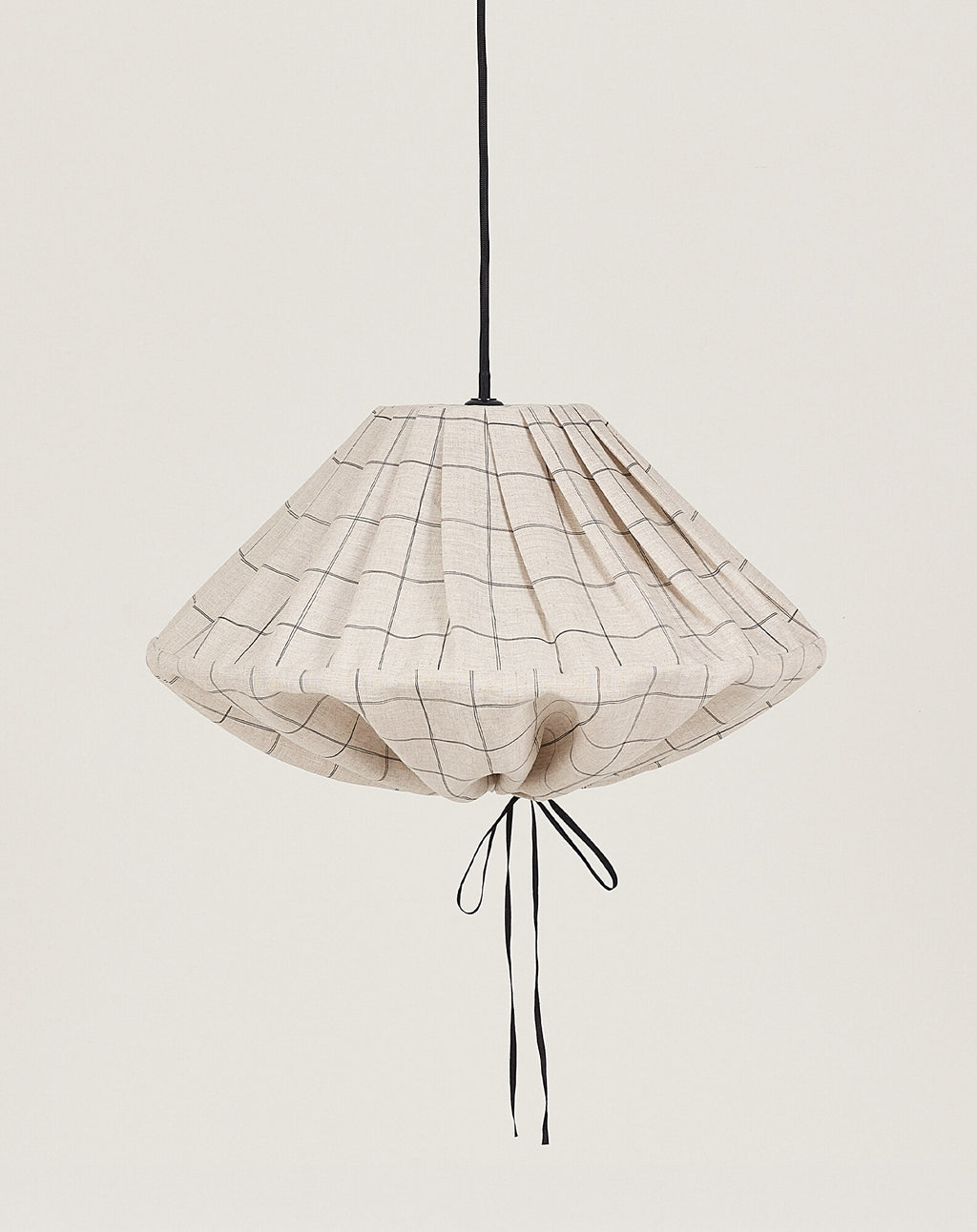 Linen pendant lampshade diam. 50cm Yumi