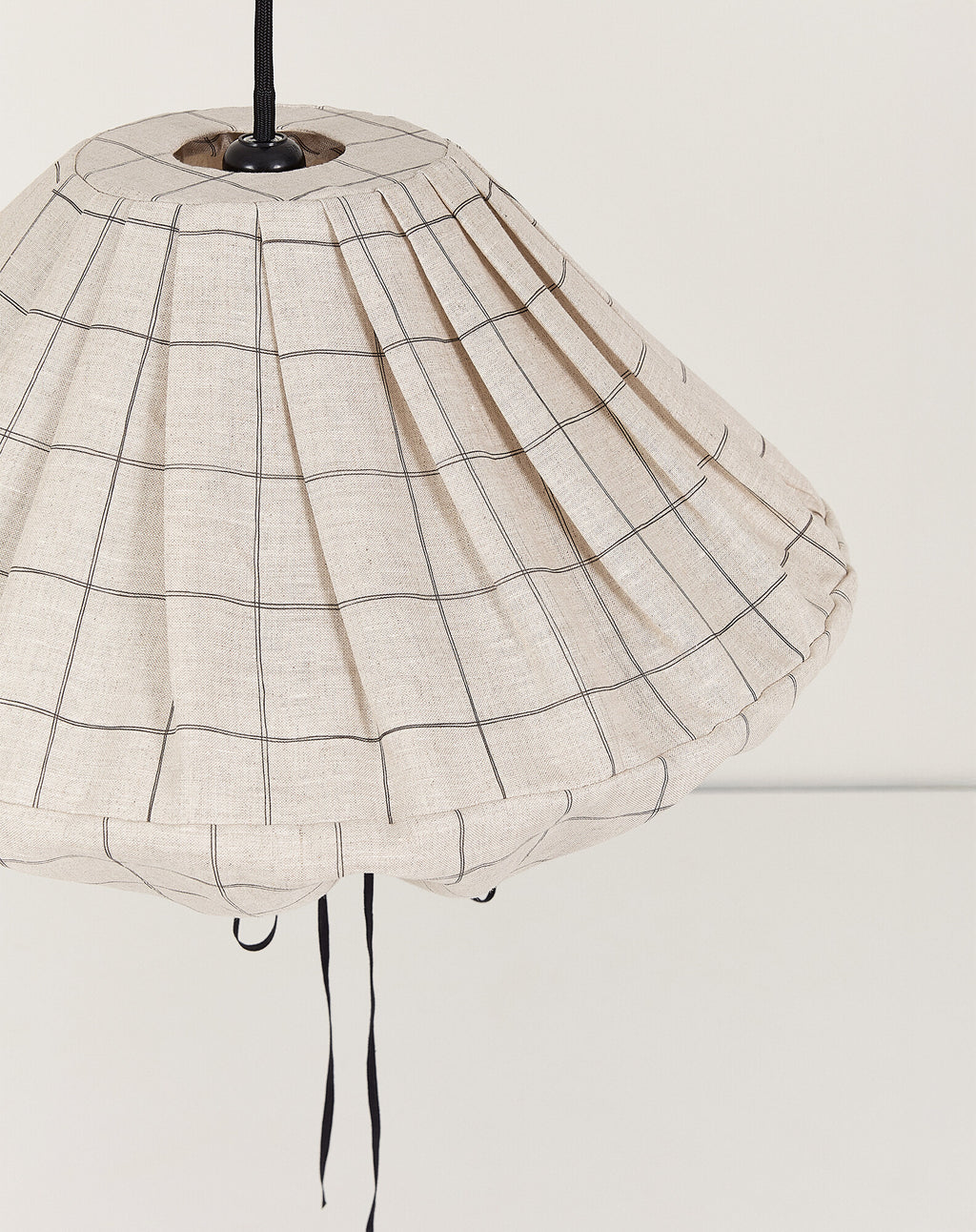 Linen pendant lampshade diam. 50cm Yumi