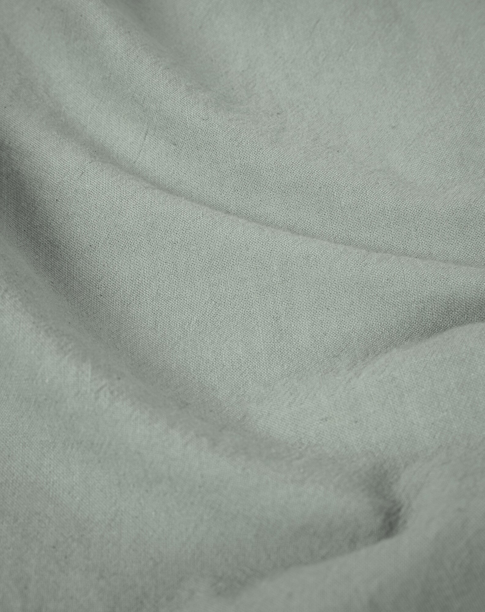 Zipped cot bumper in washed cotton Wabi-Sabi