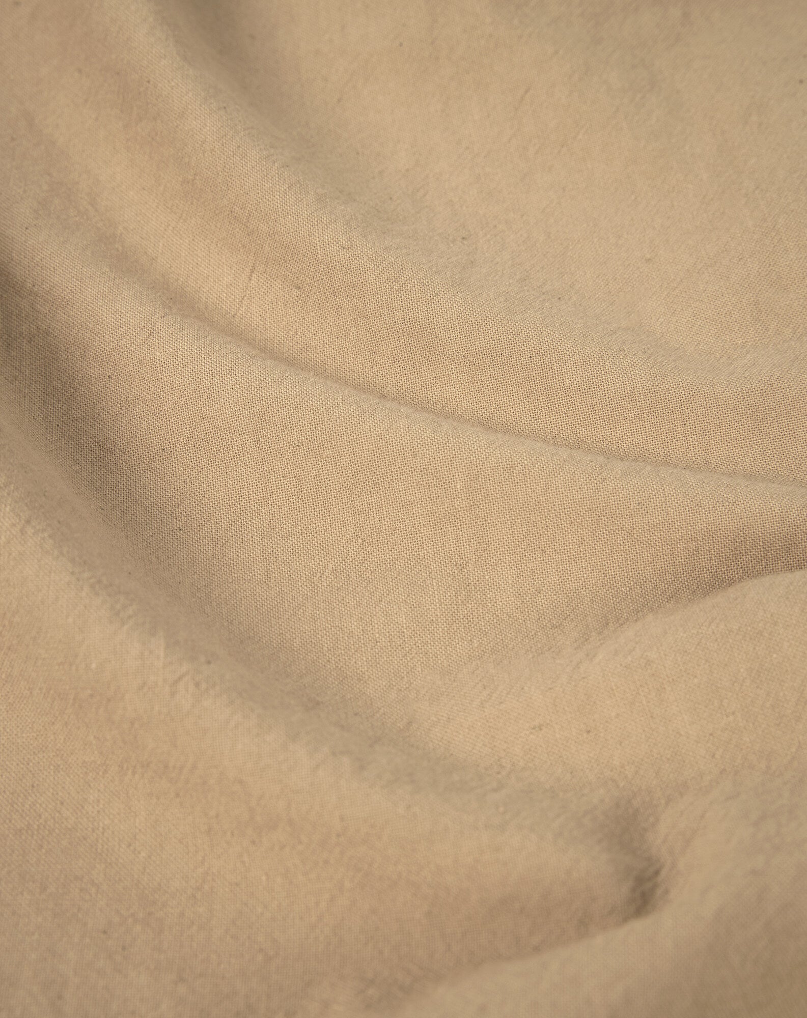 Zipped cot bumper in washed cotton Wabi-Sabi