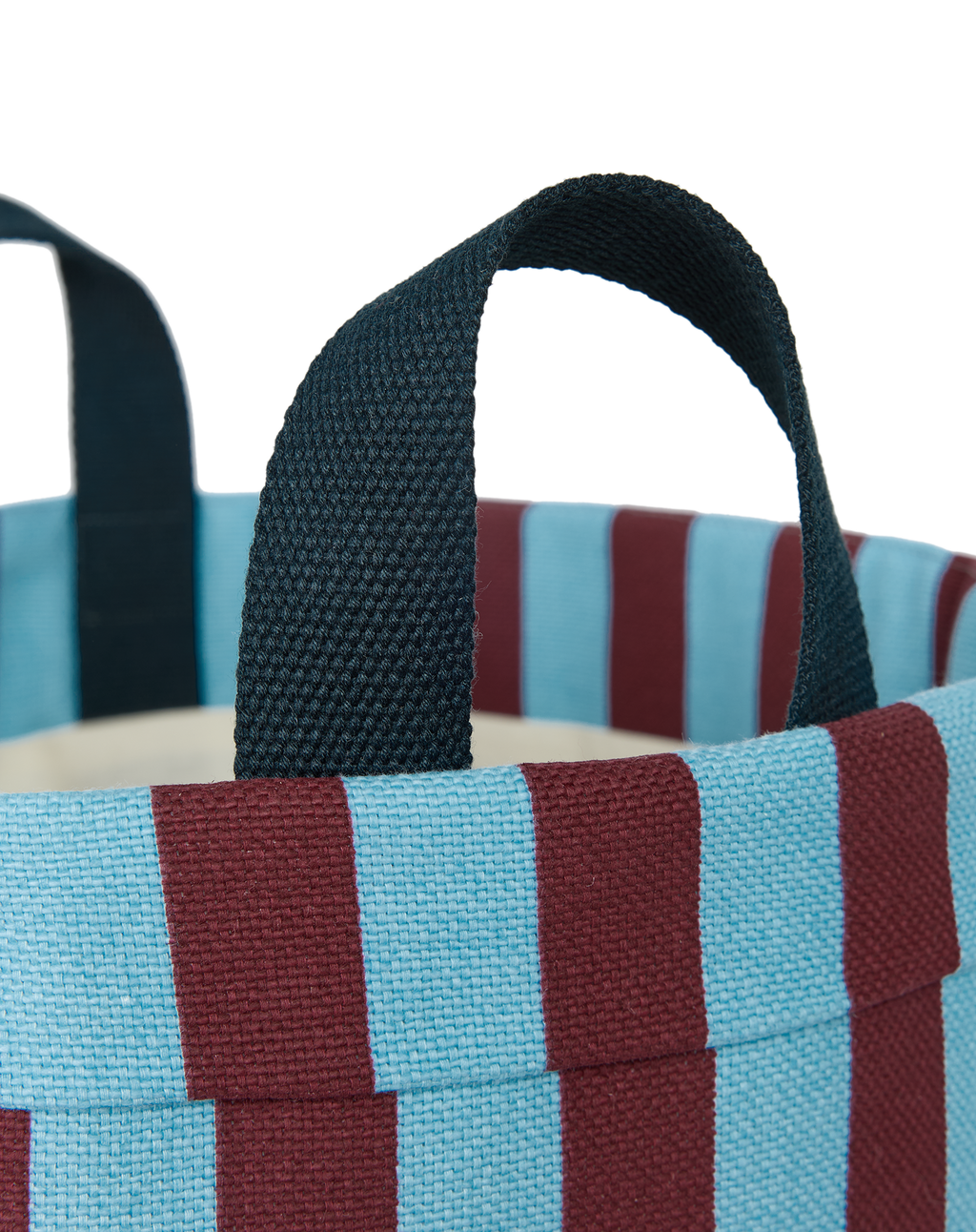 Grand panier de rangement rond