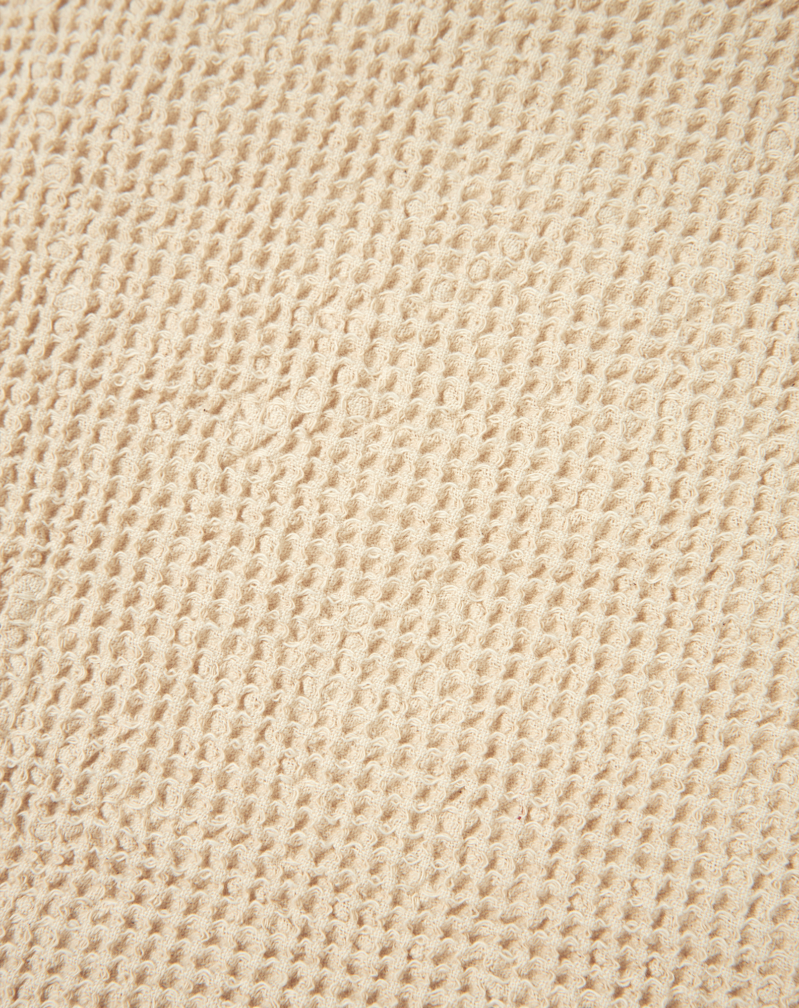 Storage basket in washed cotton Wabi-Sabi