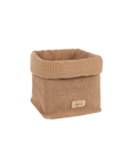 Storage basket in washed cotton Wabi-Sabi