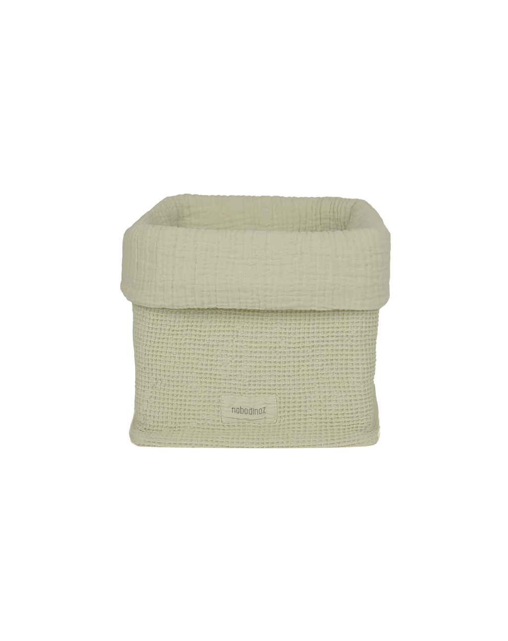 Panier de rangement en coton lavé Wabi-Sabi