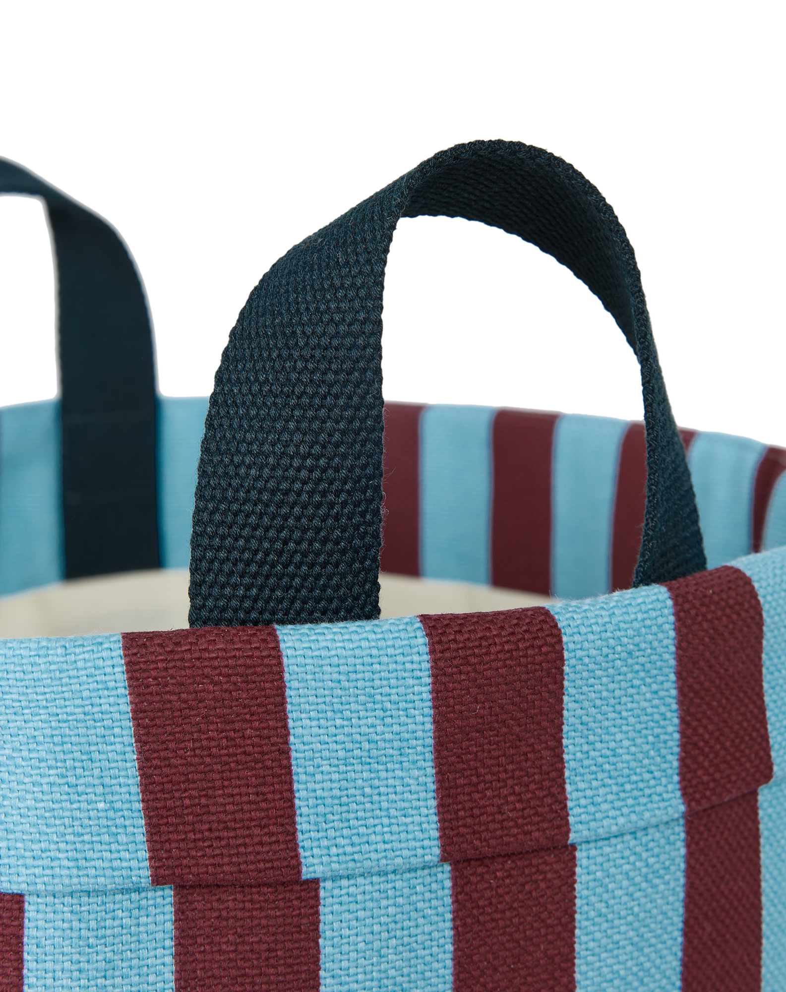 Grand panier de rangement rond