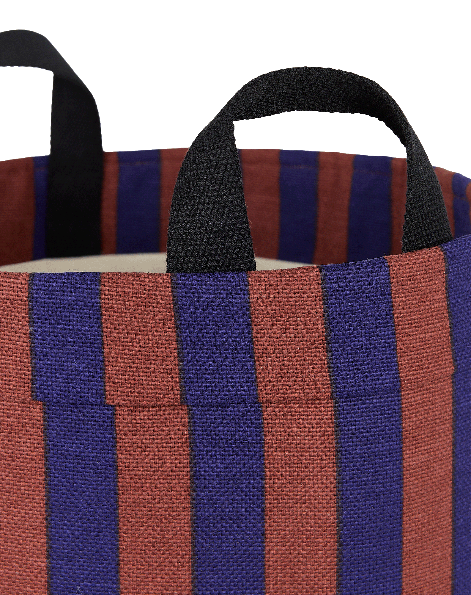 Grand panier de rangement rond