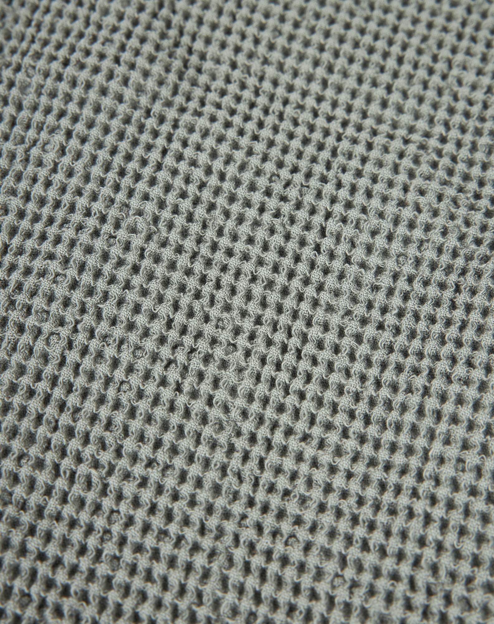 Storage basket in washed cotton Wabi-Sabi