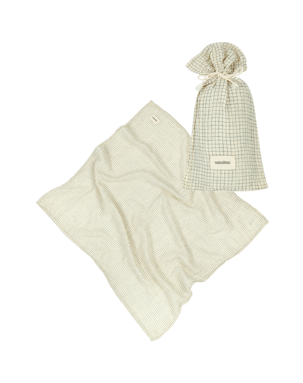 Swaddle in washed double muslin Wabi-Sabi