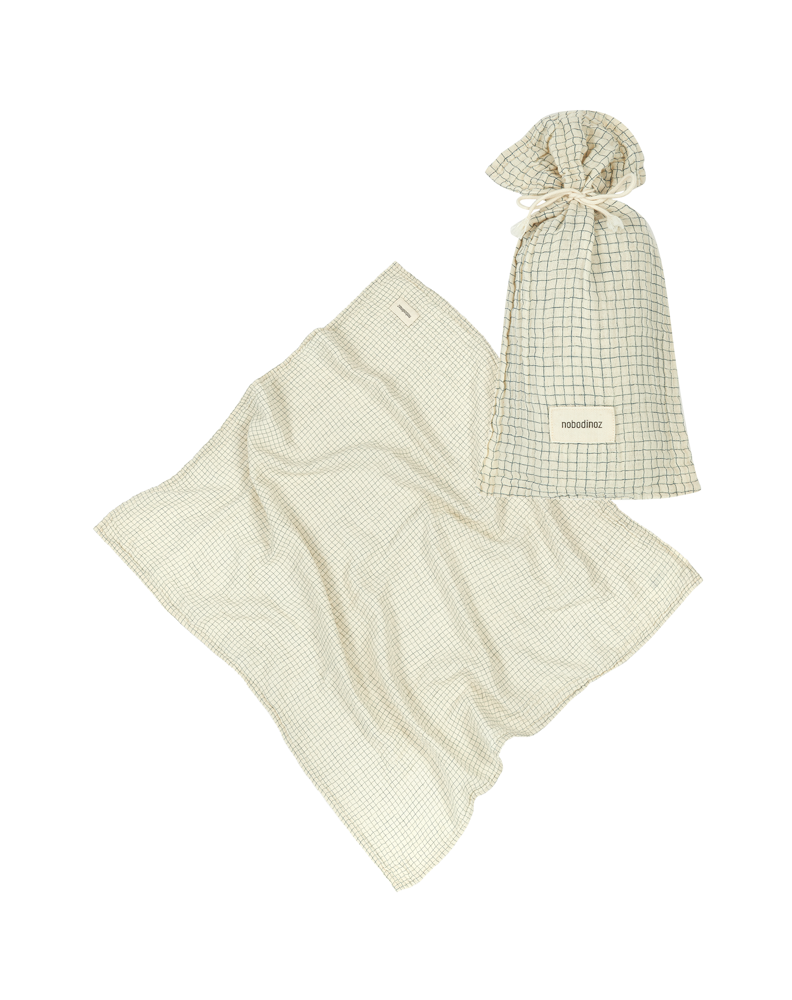 Swaddle in washed double muslin Wabi-Sabi
