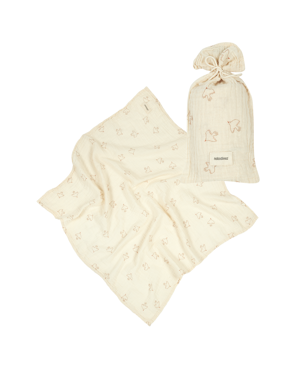 Swaddle in washed double muslin Wabi-Sabi