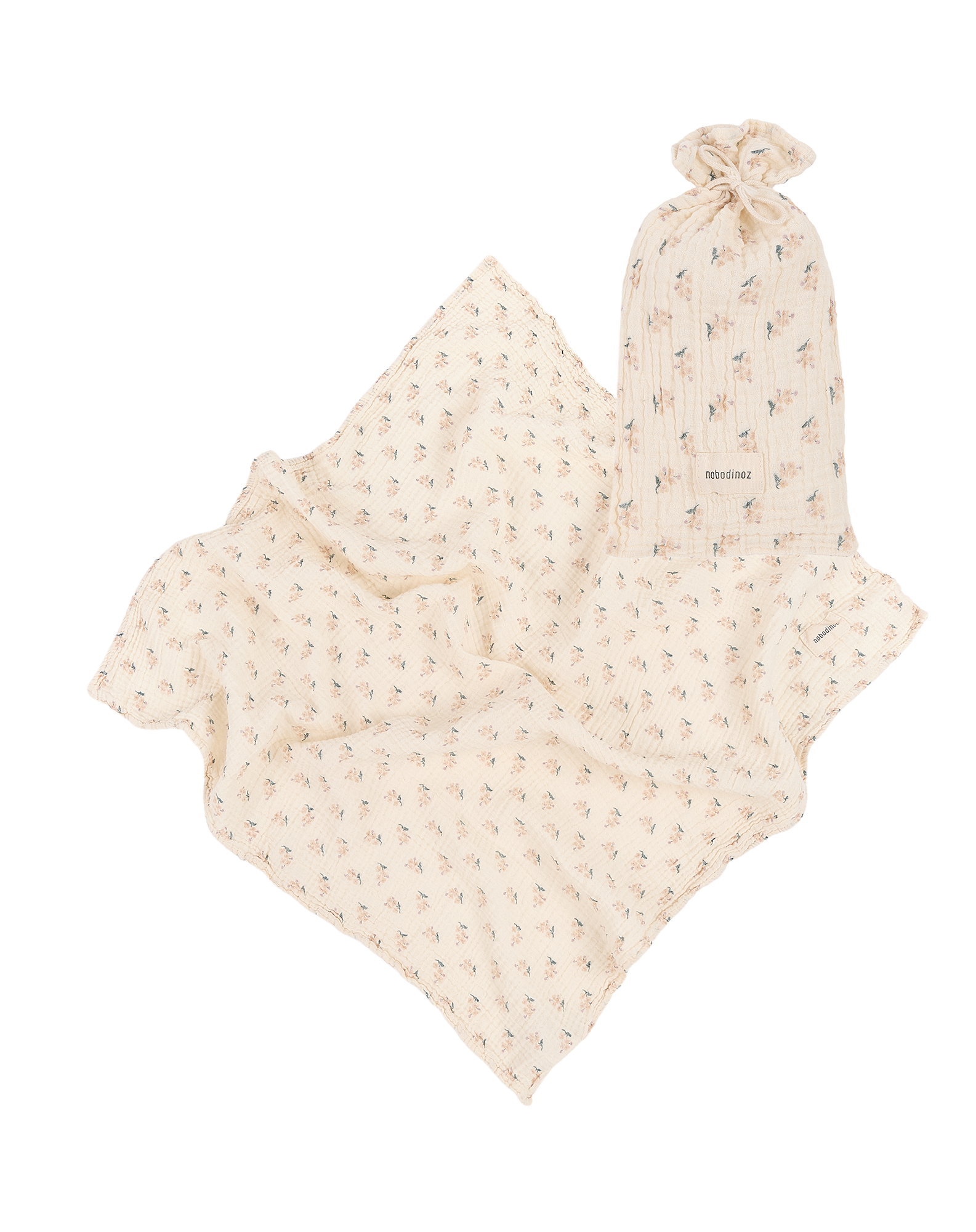Swaddle in washed double muslin Wabi-Sabi