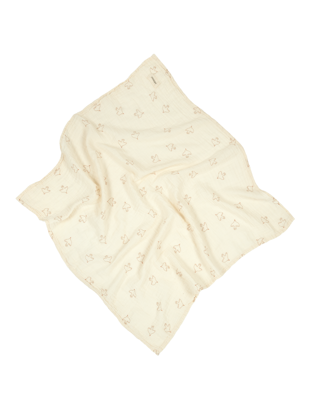 Swaddle in washed double muslin Wabi-Sabi