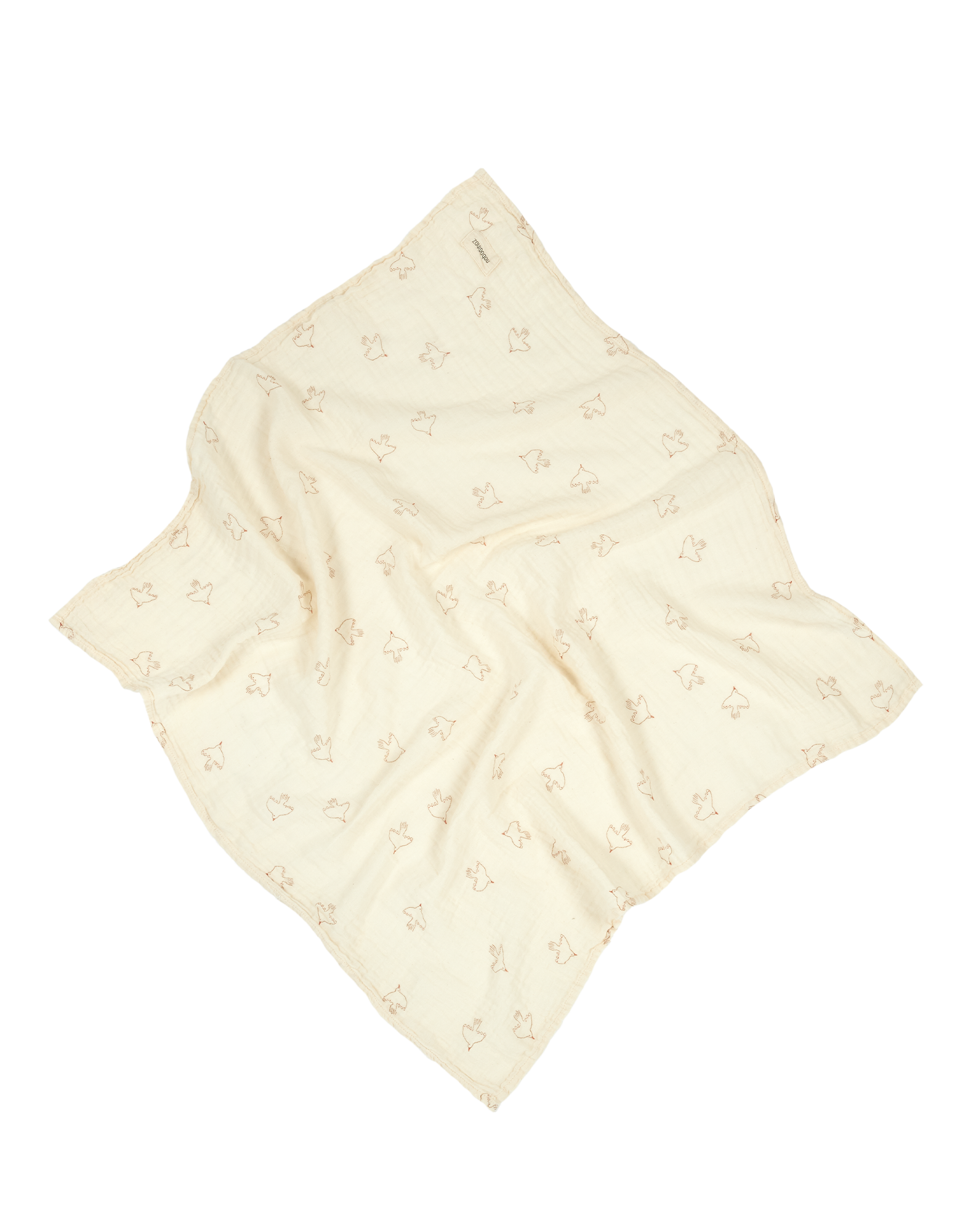 Swaddle in washed double muslin Wabi-Sabi