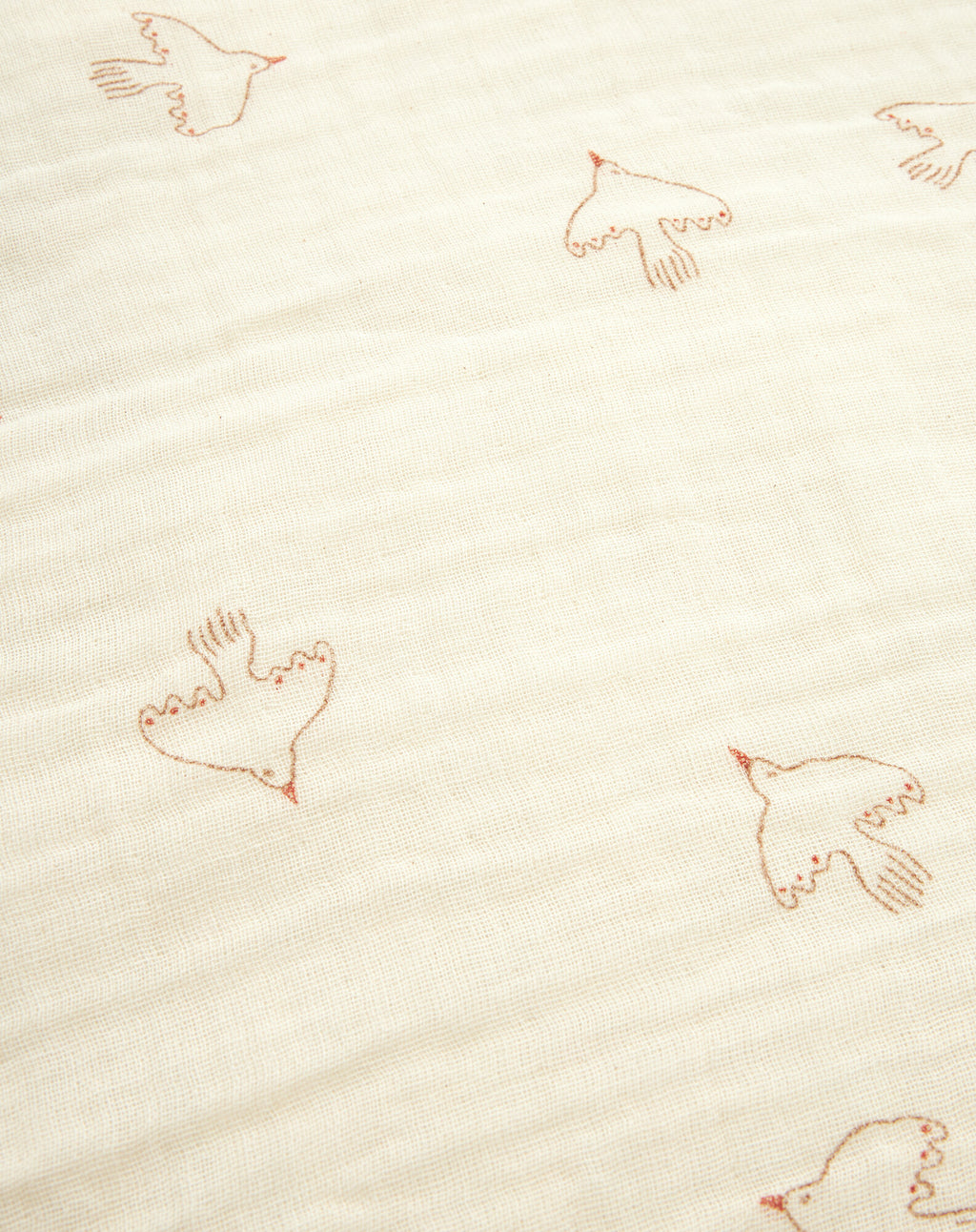 Swaddle in washed double muslin Wabi-Sabi