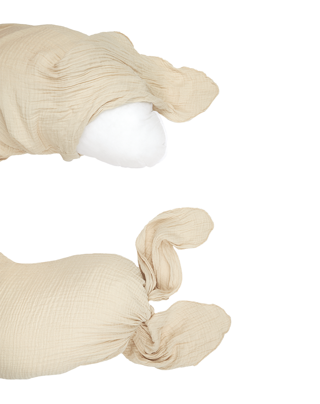 Maternity pillow in washed double muslin Wabi-Sabi