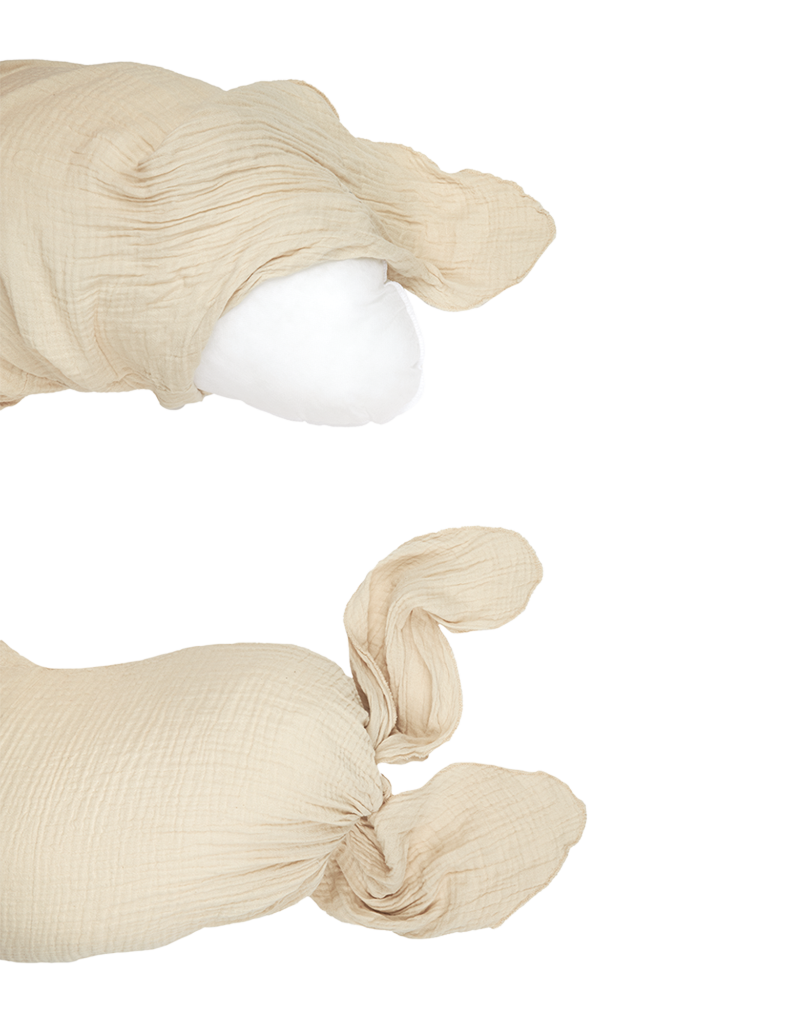 Maternity pillow in washed double muslin Wabi-Sabi