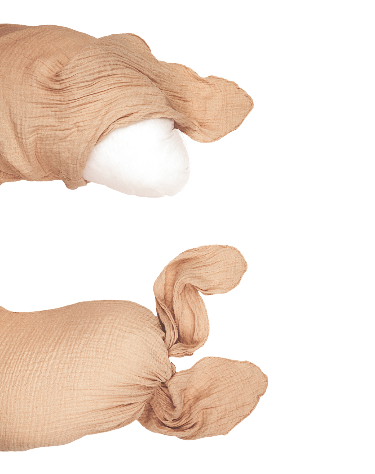 Maternity pillow in washed double muslin Wabi-Sabi
