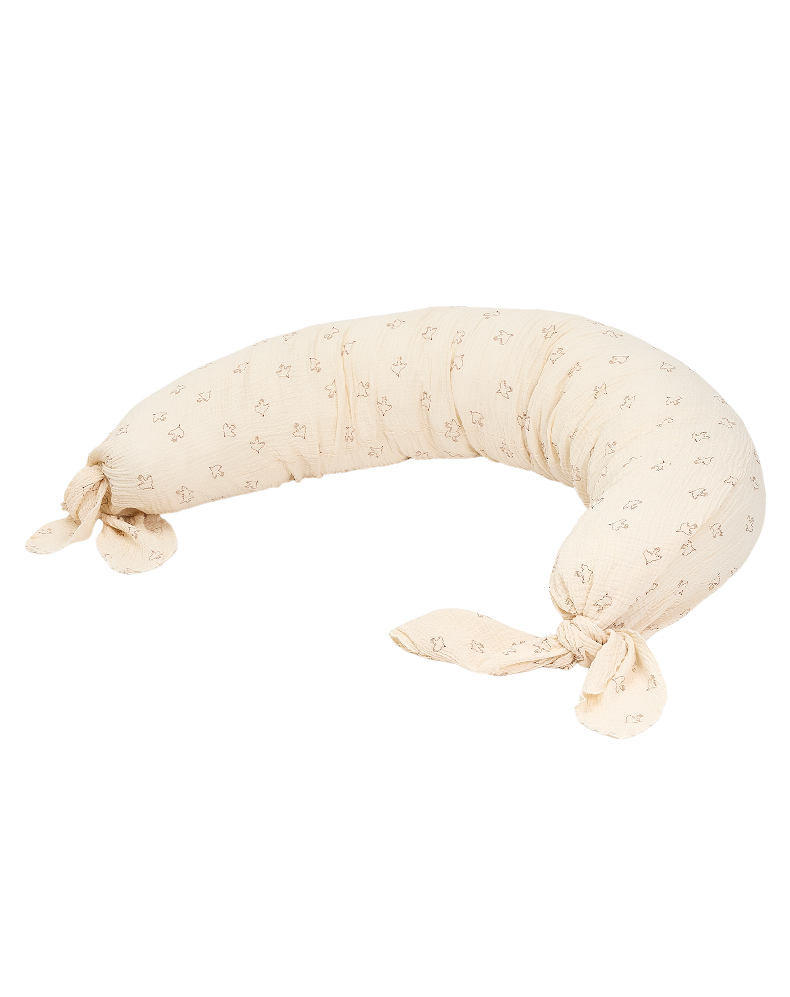 Maternity pillow in washed double muslin Wabi-Sabi