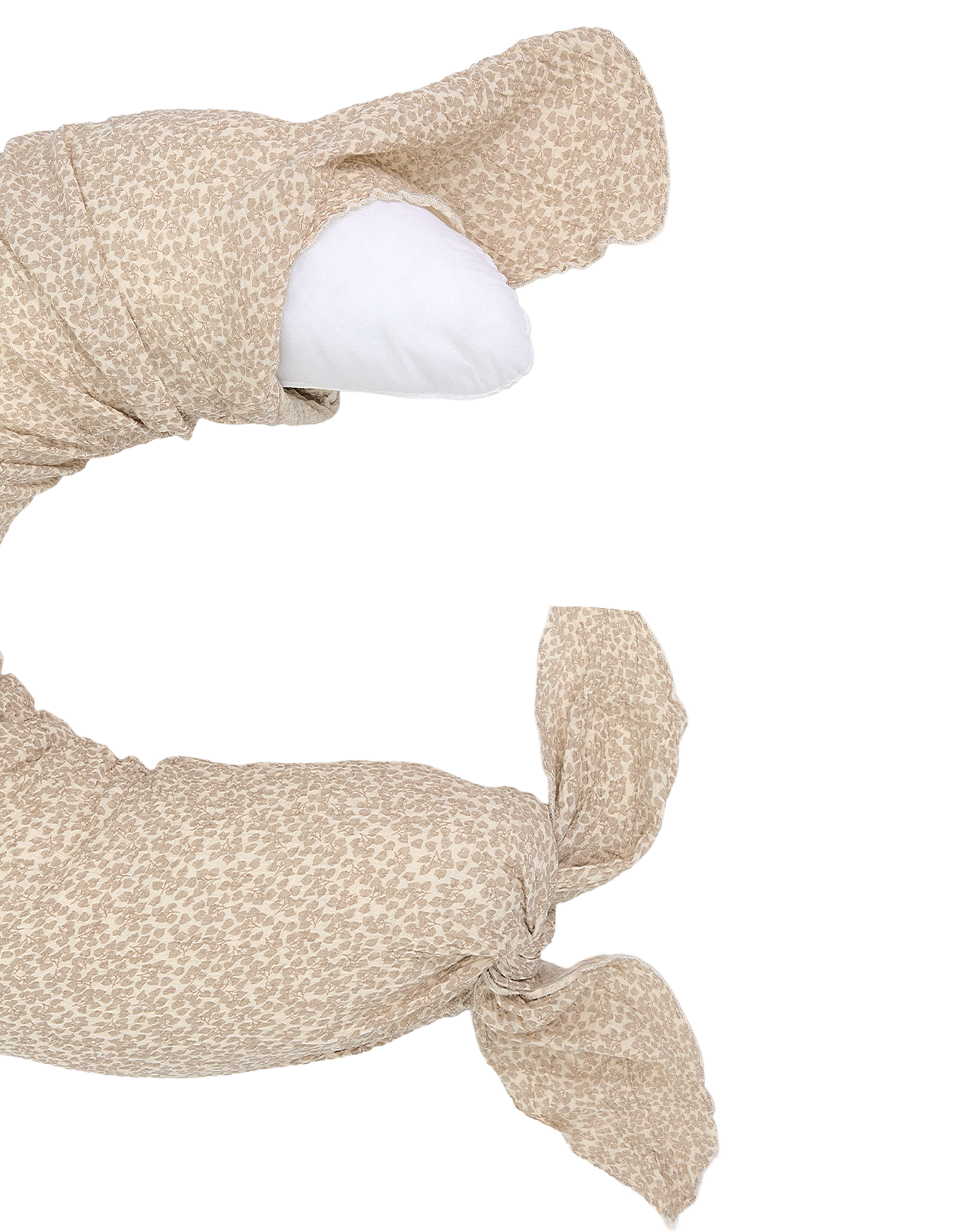 Maternity pillow in washed double muslin Wabi-Sabi