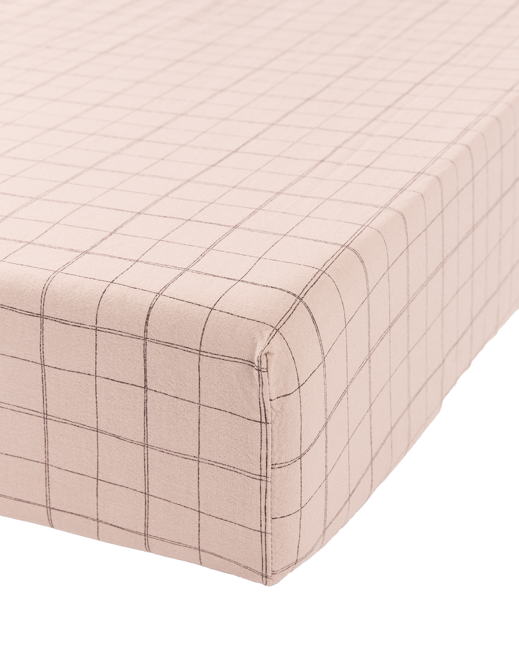 Drap housse bébé en coton bio lavé L1N0