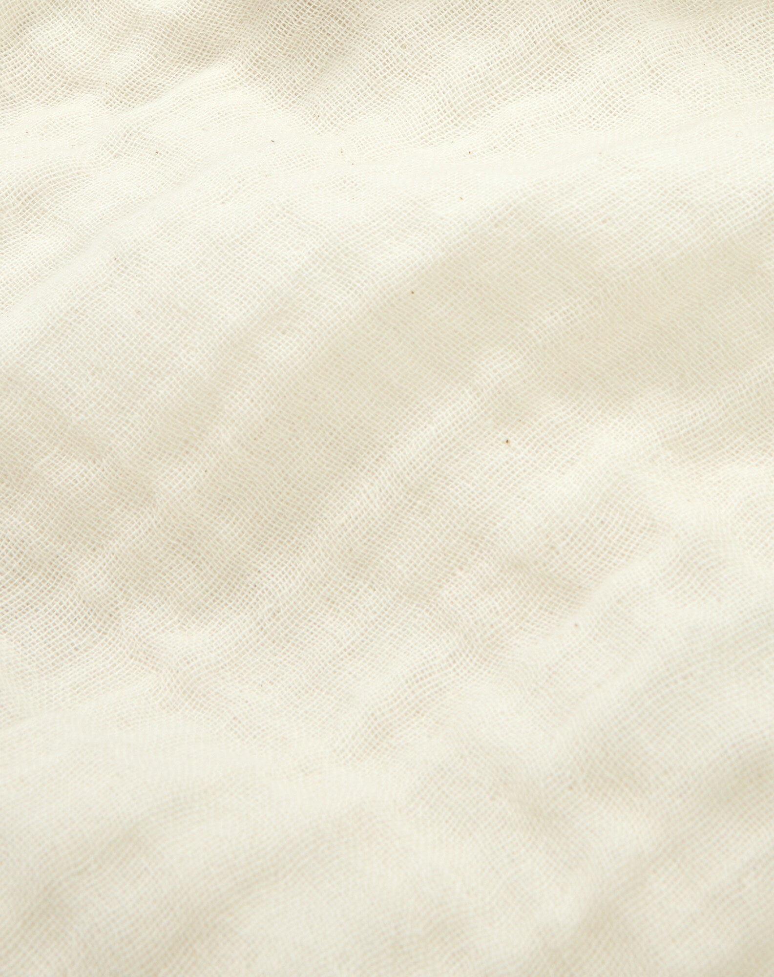 Newborn cradle fitted sheet in washed double muslin Wabi-Sabi