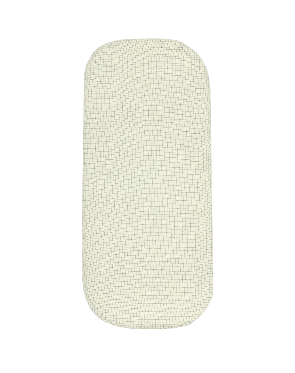 Newborn cradle fitted sheet in washed double muslin Wabi-Sabi