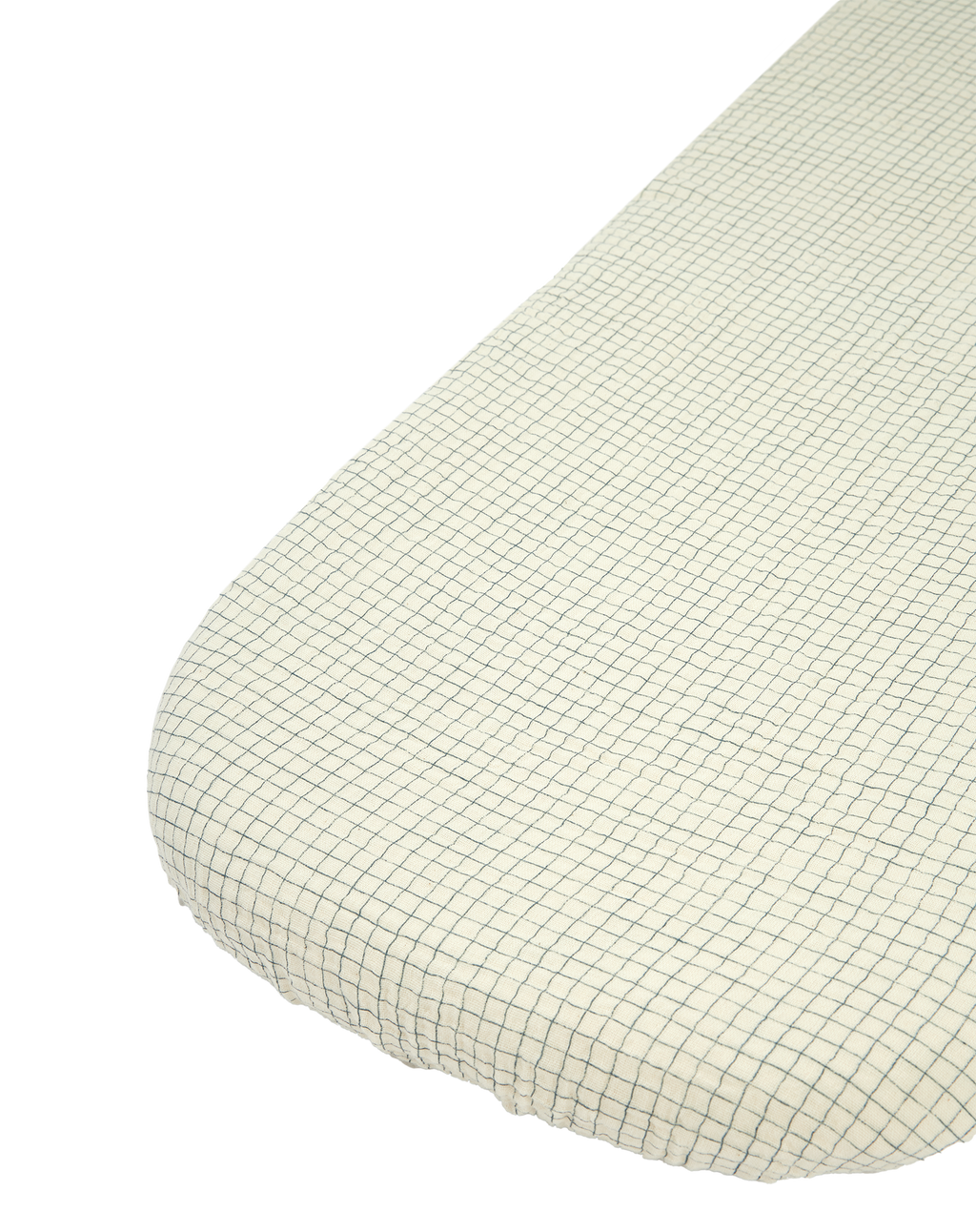 Newborn cradle fitted sheet in washed double muslin Wabi-Sabi