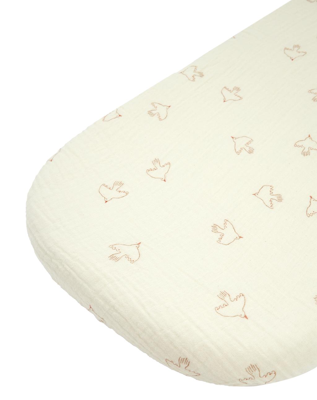 Drap housse pour couffin en double gaze de coton lavé Wabi-Sabi