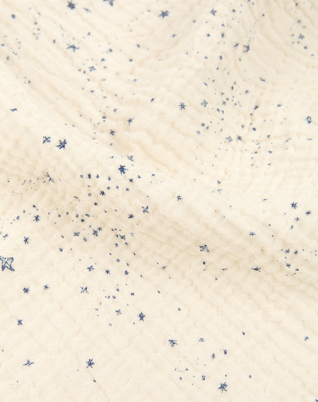 Drap housse bebé en double gaze de coton lavé Wabi-Sabi