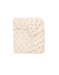 Drap housse bebé en double gaze de coton lavé Wabi-Sabi