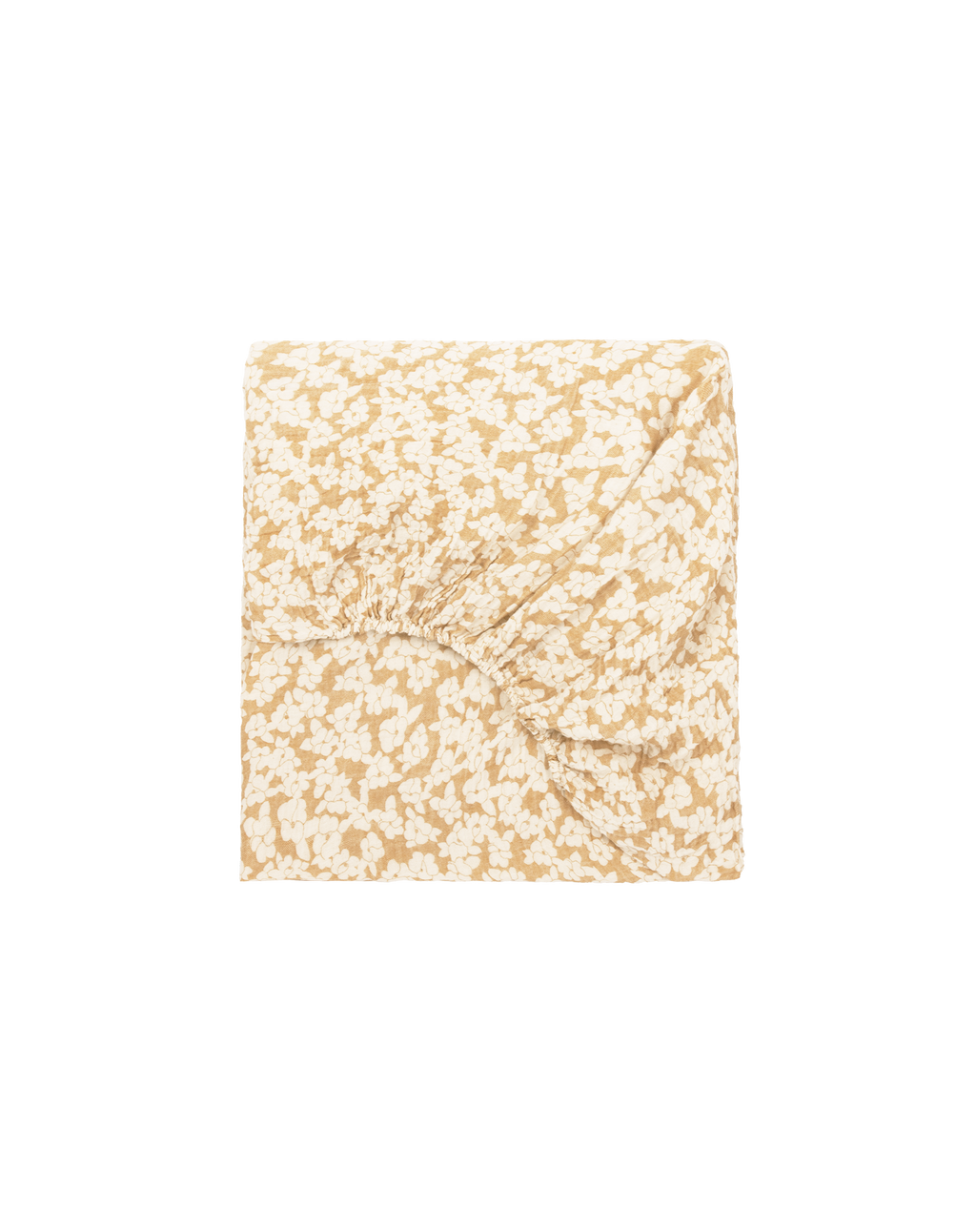 Drap housse bebé en double gaze de coton lavé Wabi-Sabi