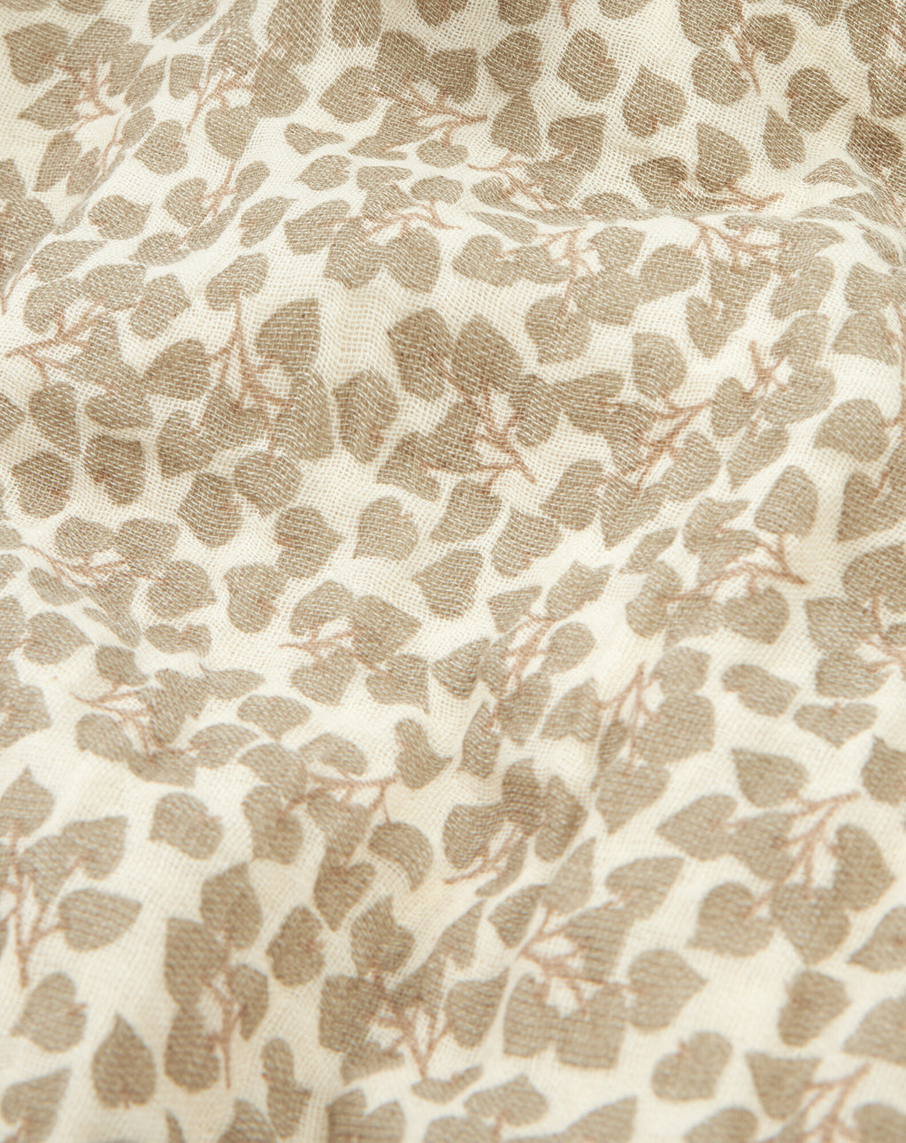Baby fitted sheet in washed double muslin Wabi-Sabi
