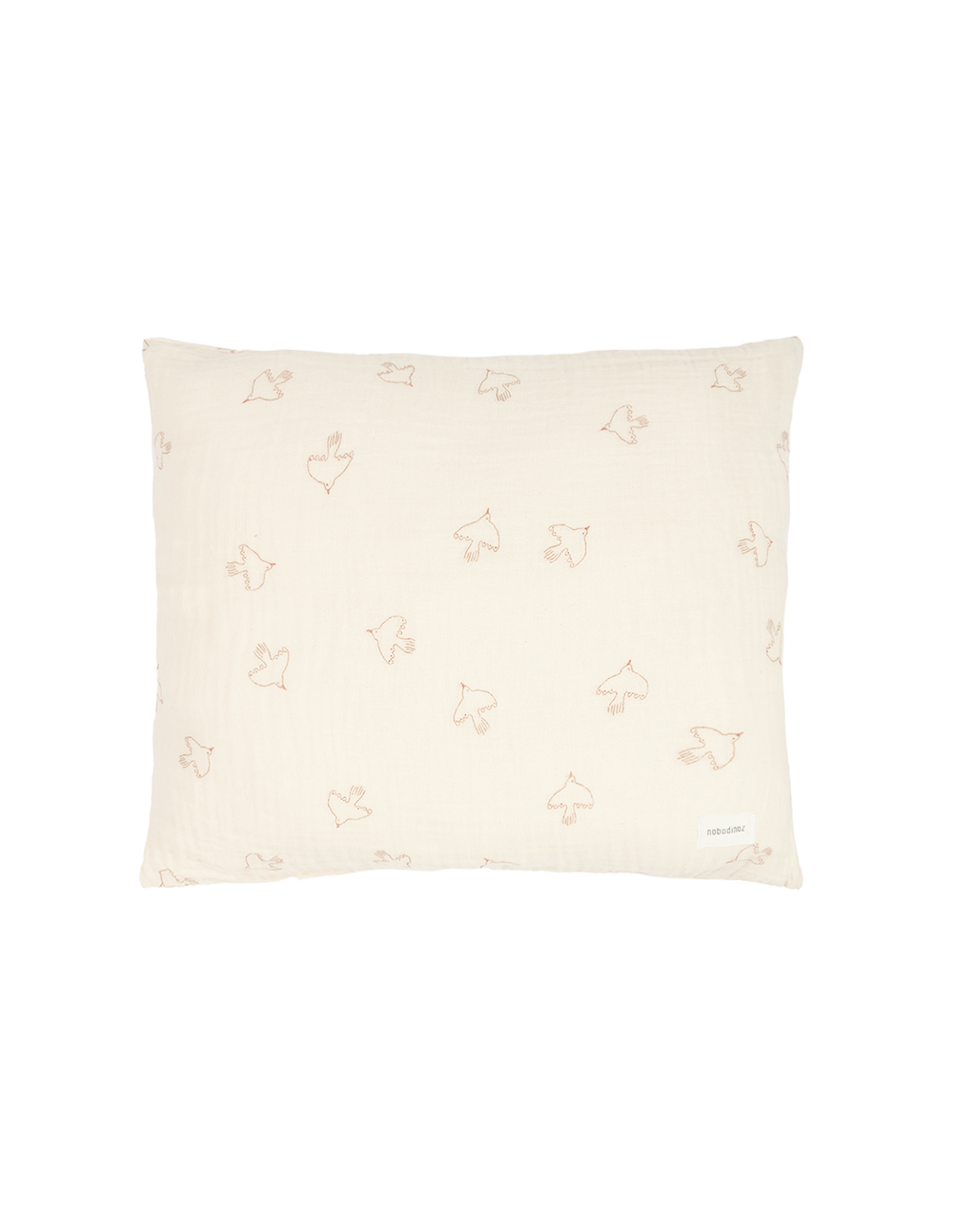 Pillowcase in washed double muslin 60 x 60 cm Wabi-Sabi
