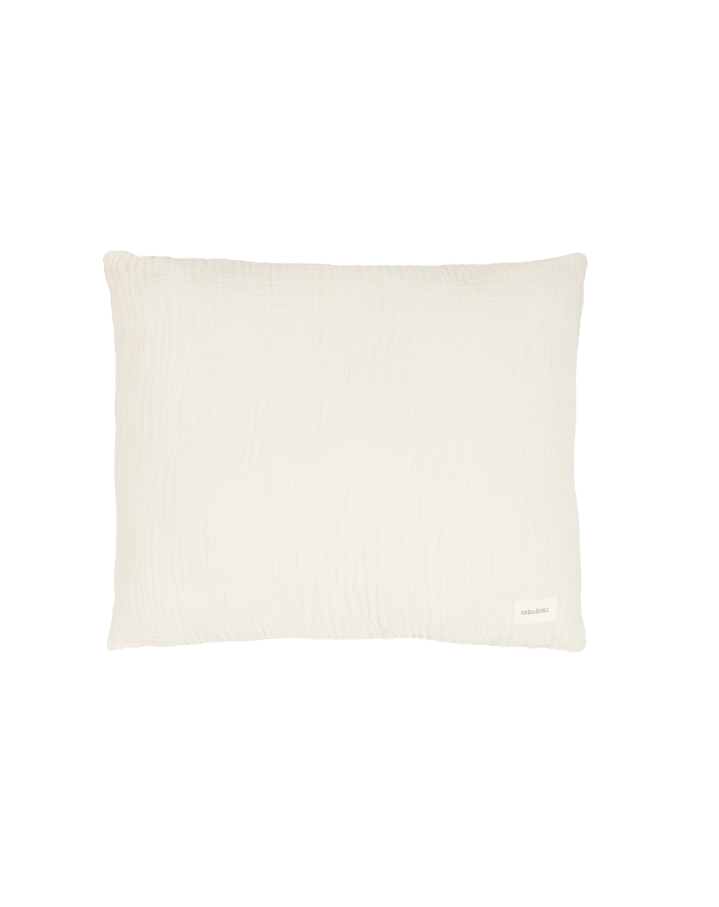 Pillowcase in washed double muslin 60 x 60 cm Wabi-Sabi