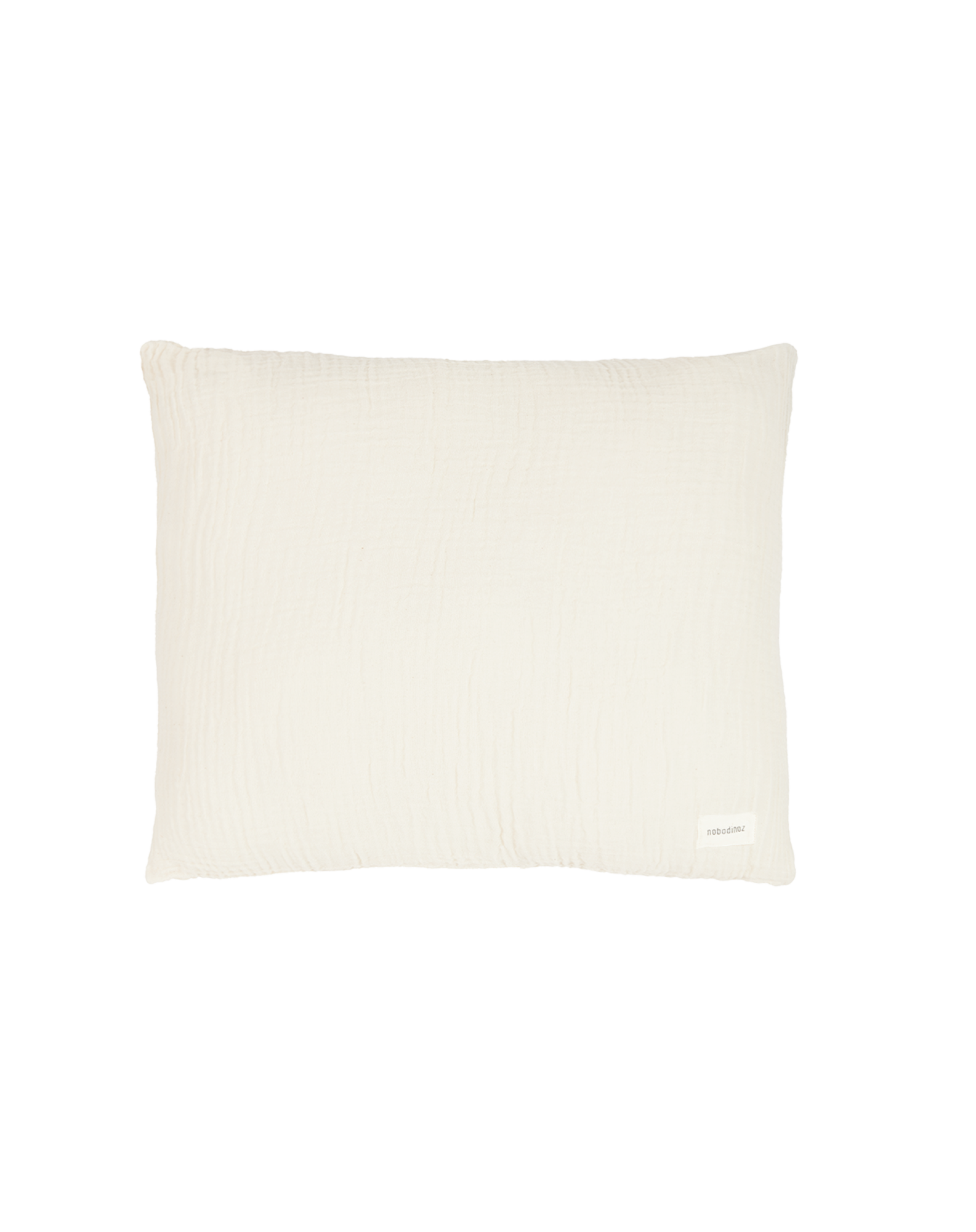 Taie d'oreiller en double gaze de coton lavé 60x60 cm Wabi-Sabi