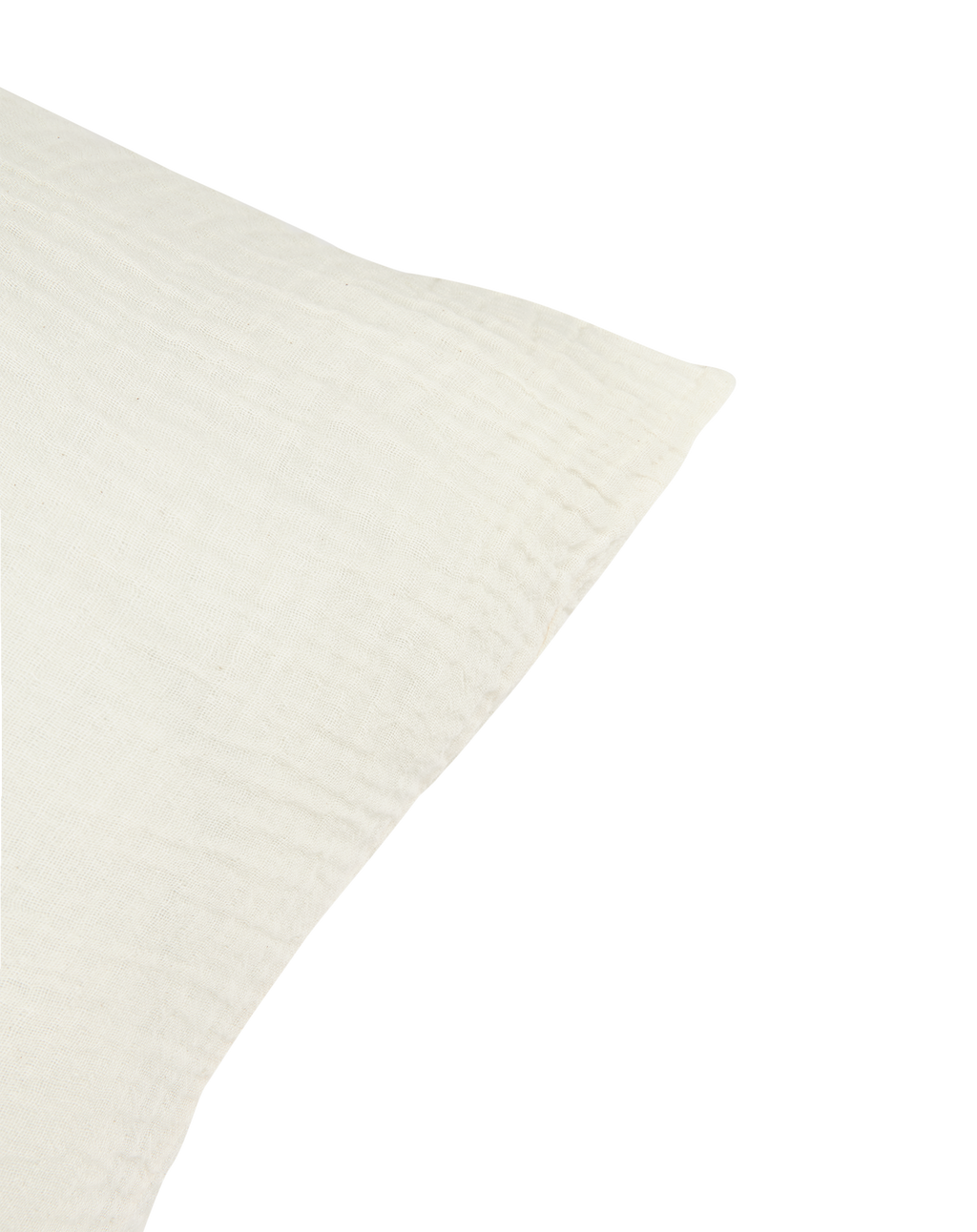 Pillowcase in washed double muslin 60 x 60 cm Wabi-Sabi