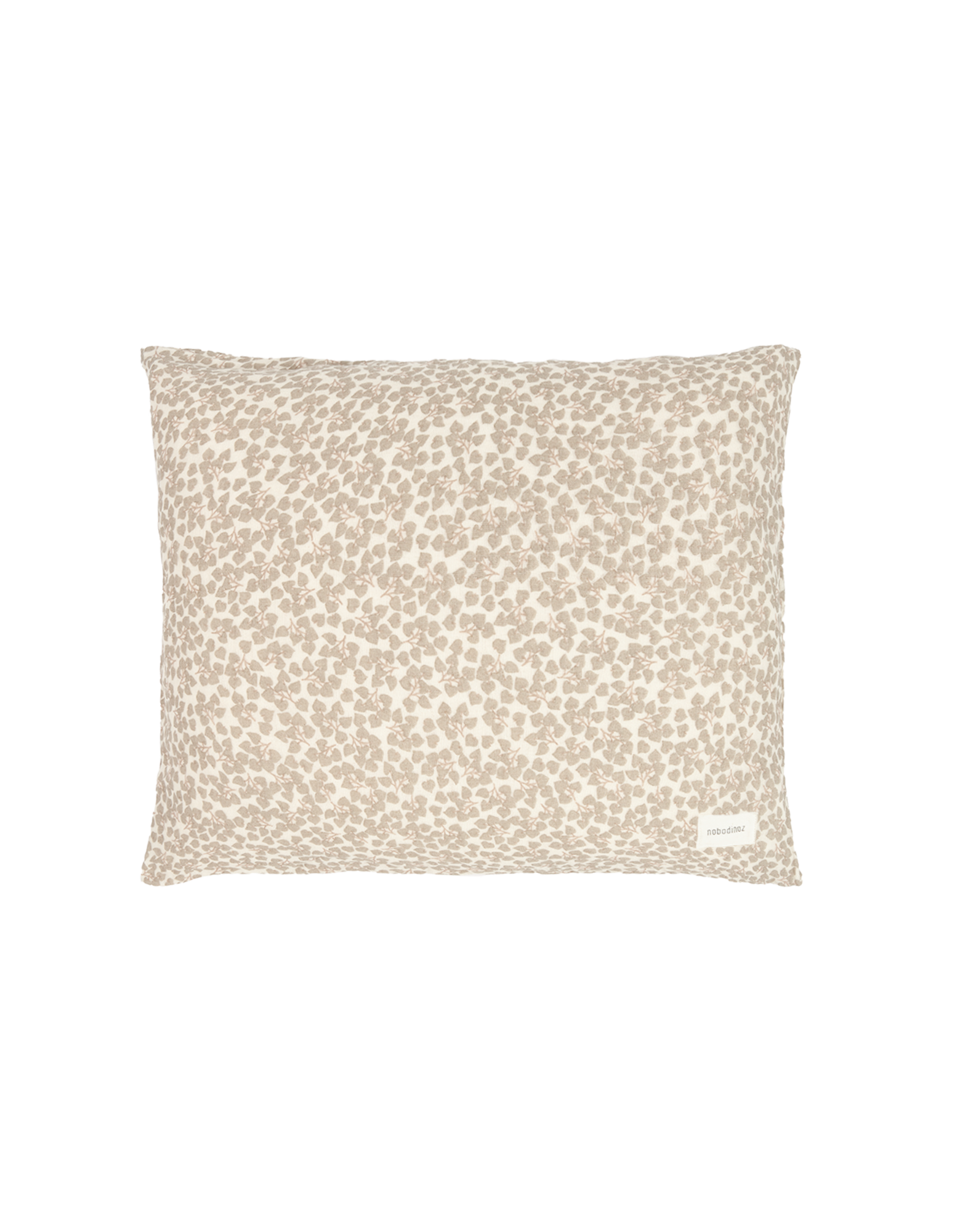 Taie d'oreiller en double gaze de coton lavé 60x60 cm Wabi-Sabi