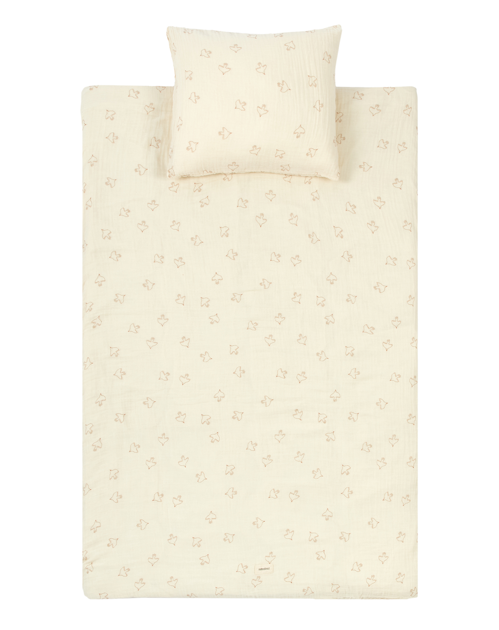 Juego funda nórdica infantil de doble gasa de algodón lavado Wabi-Sabi