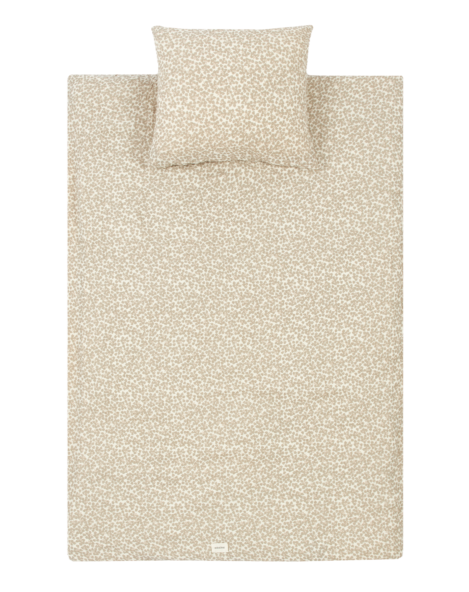 Kid duvet cover set in washed double muslin Wabi-Sabi